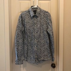 Black Paisley Button Down